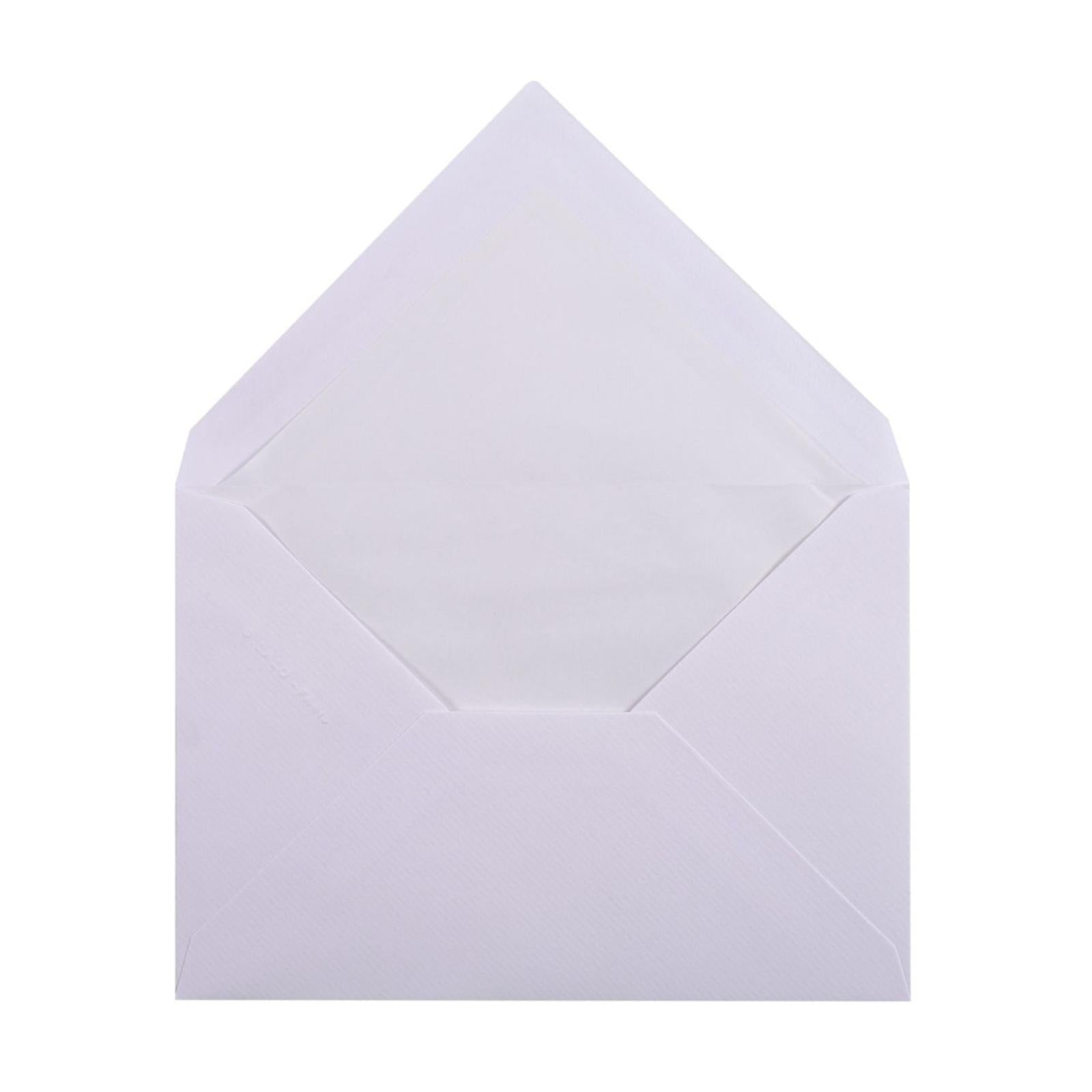 25 enveloppes G.LALO Vergé de France - C6 (114 x 162 mm) - 100 g/m² - Extra - blanc - 3140290214507