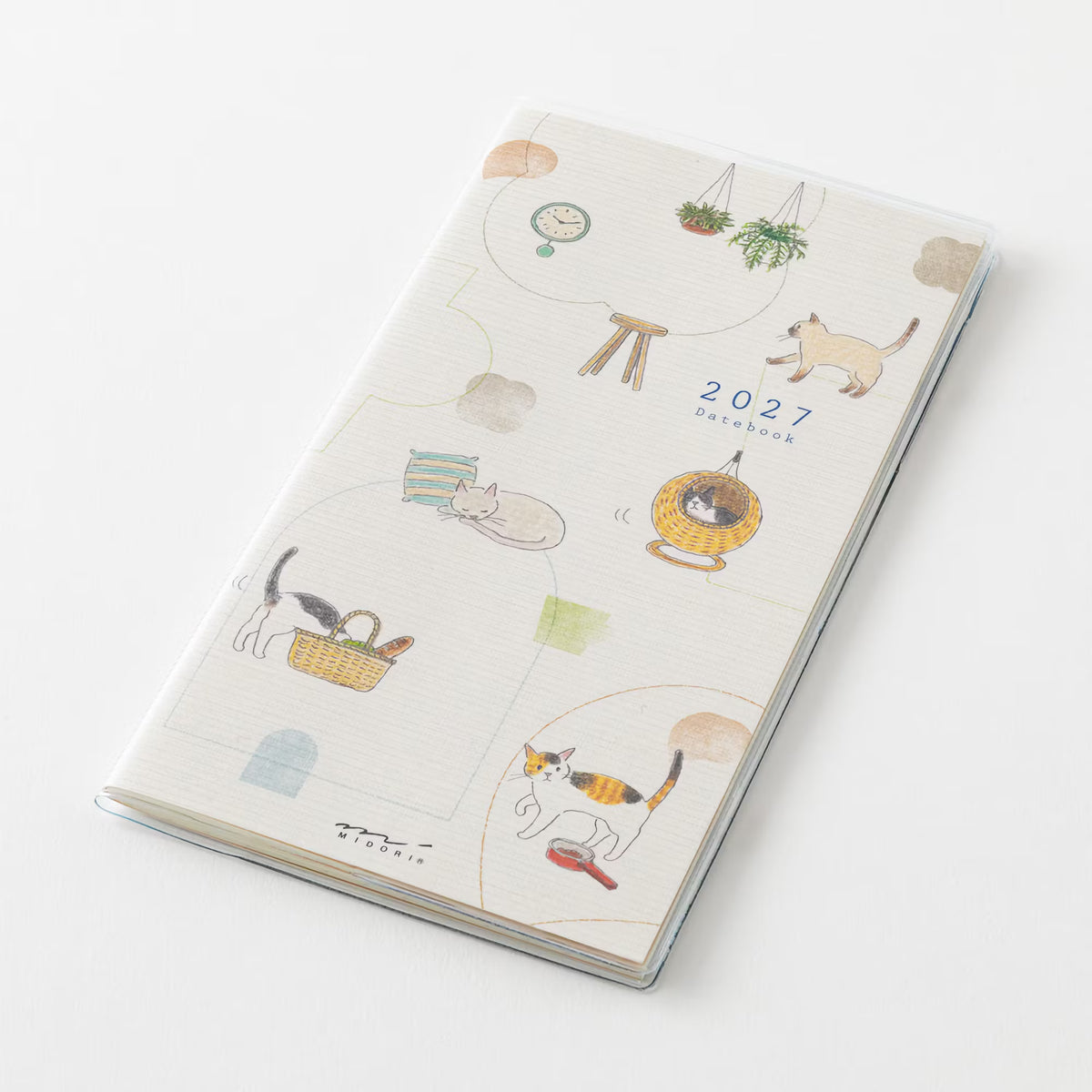 Agenda 2027 MIDORI Pocket Diary - Slim - Chat