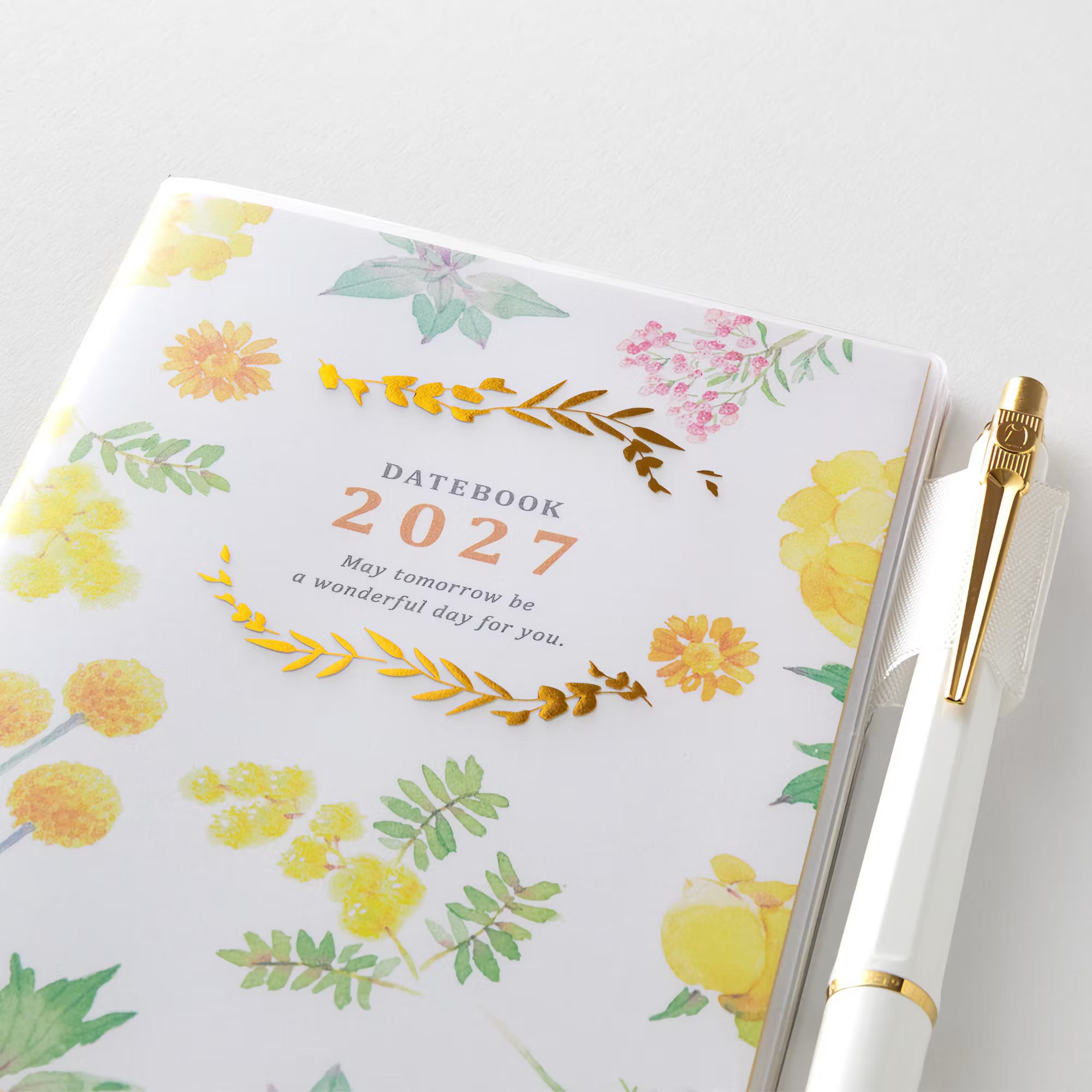Agenda 2027 MIDORI Pocket Diary - Slim - Fleur