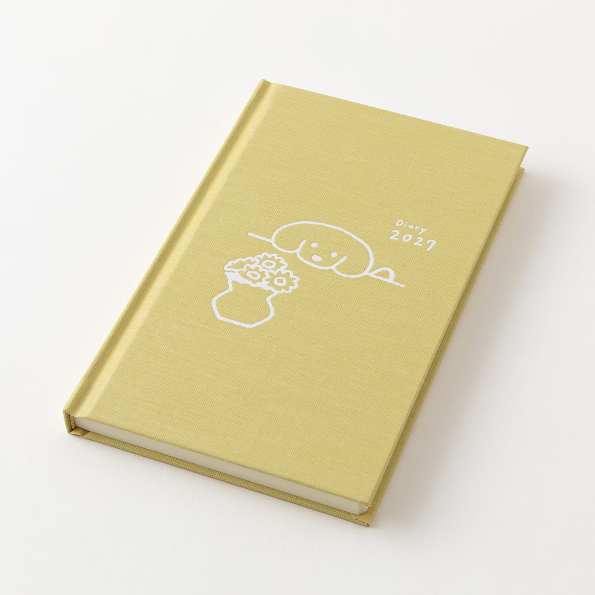 Agenda 2027 MIDORI Diary Book - B6 - Chien (jaune)