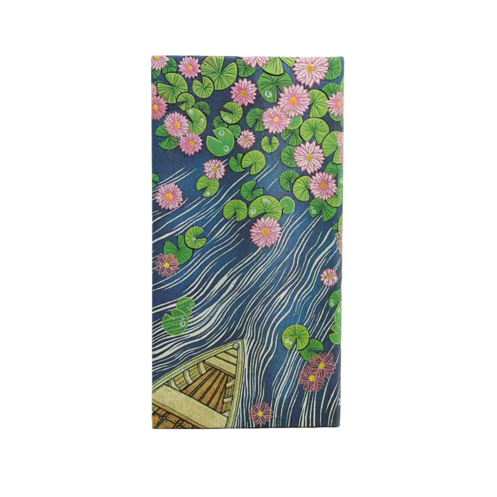 Agenda 2027 PAPERBLANKS Rivière aux Lotus - 1 semaine sur 2 pages - Slim - Hardcover - Horizontal - 176p