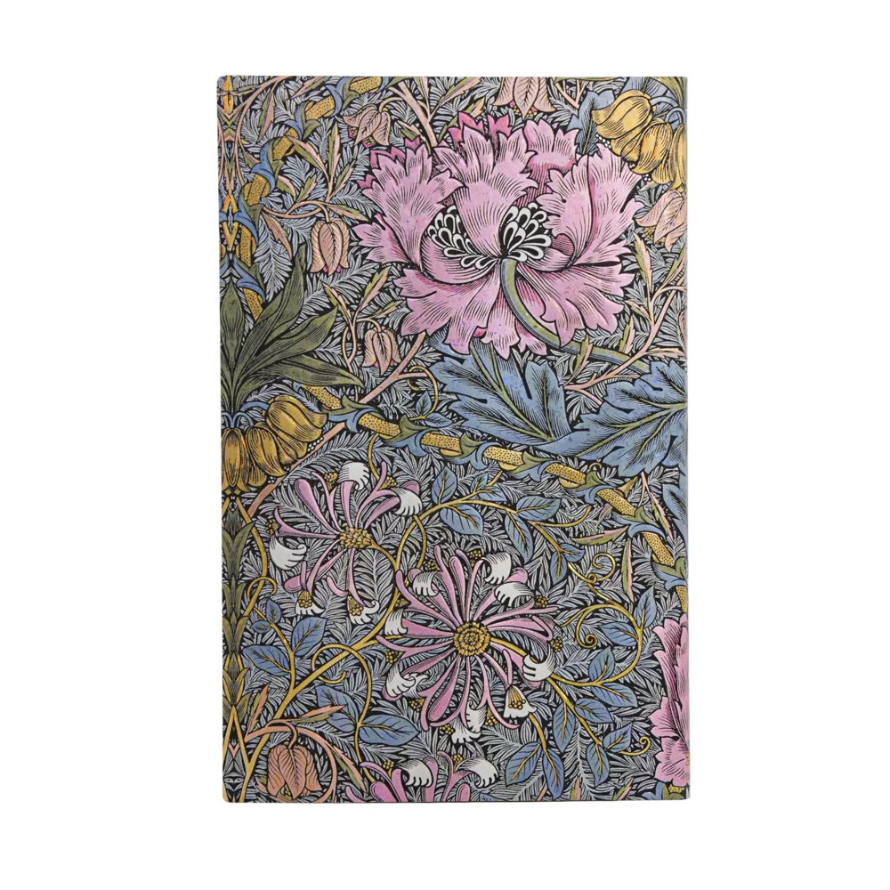 Agenda 2027 PAPERBLANKS Morris Chèvrefeuille Rose - 1 jour par page - Mini - Hardcover - 432p