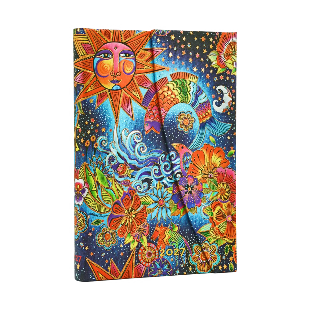 Agenda 2027 PAPERBLANKS Magie Céleste - 1 semaine sur 2 pages - Mini - Hardcover - Vertical - 176p