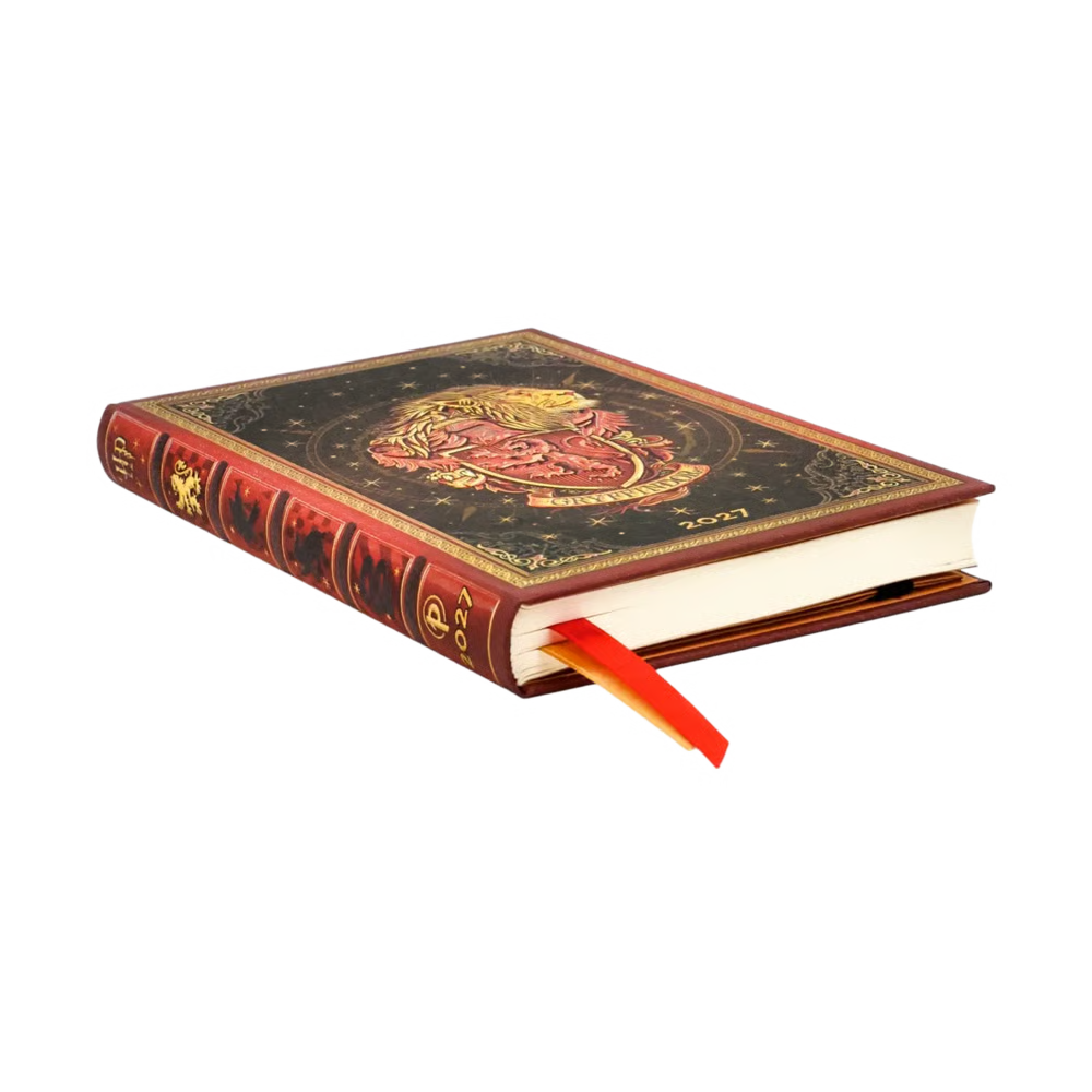 Agenda 2027 PAPERBLANKS Gryffondor - 1 semaine sur 2 pages - Mini - Hardcover - Horizontal - 176p
