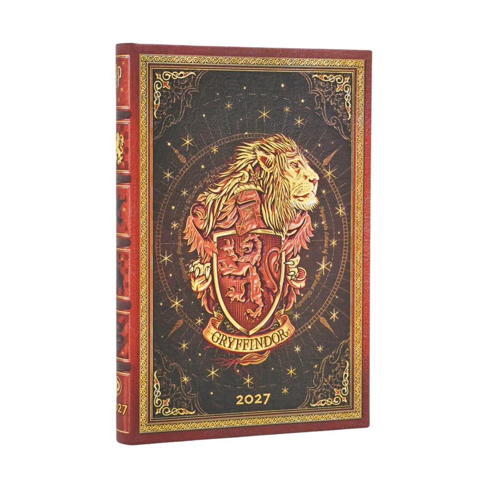 Agenda 2027 PAPERBLANKS Gryffondor - 1 semaine sur 2 pages - Mini - Hardcover - Vertical - 176p