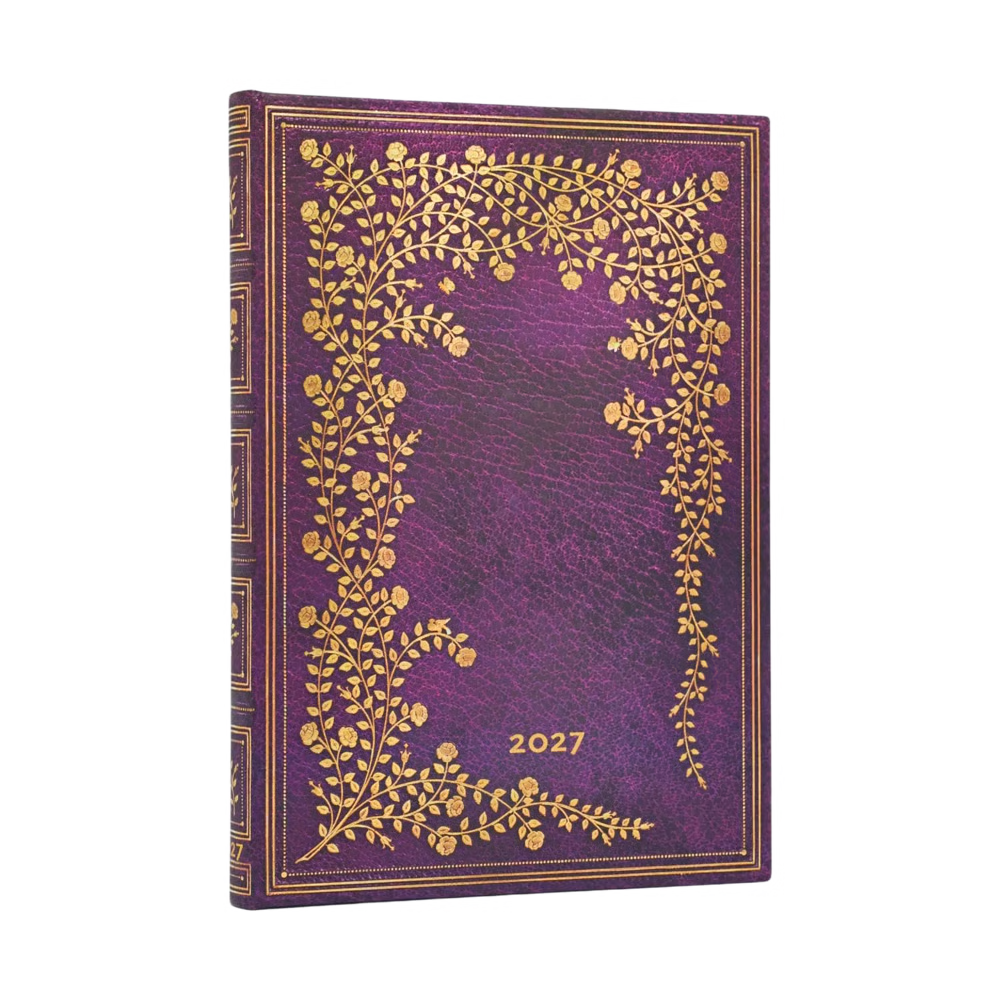 Agenda 2027 PAPERBLANKS Rose de New York - 1 semaine sur 2 pages - Midi - Hardcover - Horizontal - 176p