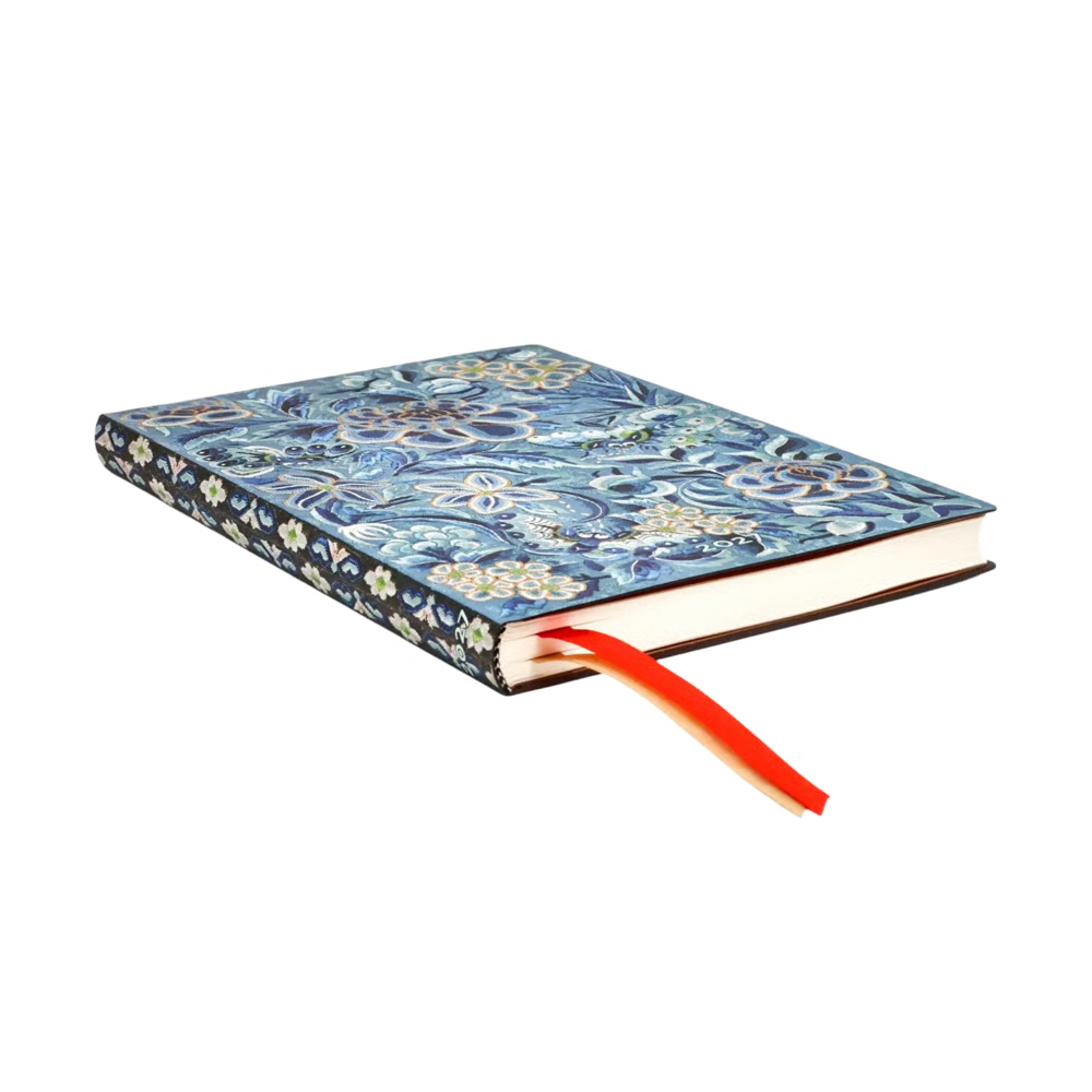 Agenda 2027 PAPERBLANKS Saule Bleu - 1 semaine sur 2 pages - Midi - Softcover - Vertical - 176p