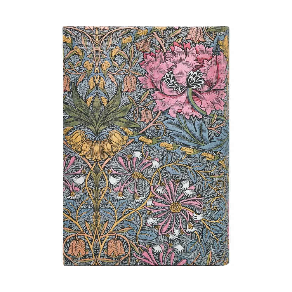 Agenda 2027 PAPERBLANKS Morris Chèvrefeuille Rose - 1 semaine sur 2 pages - Maxi - Softcover - Horizontal - 176p