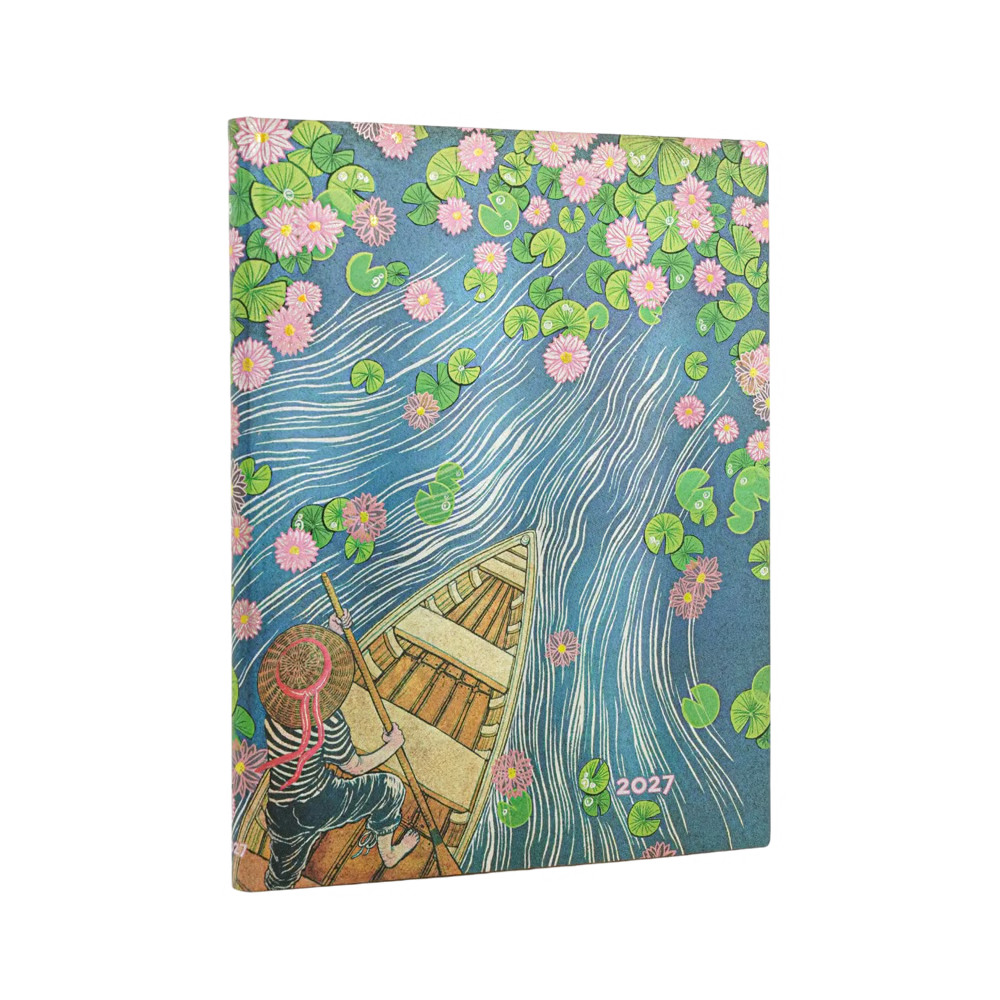 Agenda 2027 PAPERBLANKS Rivière aux Lotus - 1 semaine sur 2 pages - Ultra - Softcover - Vertical - 176p