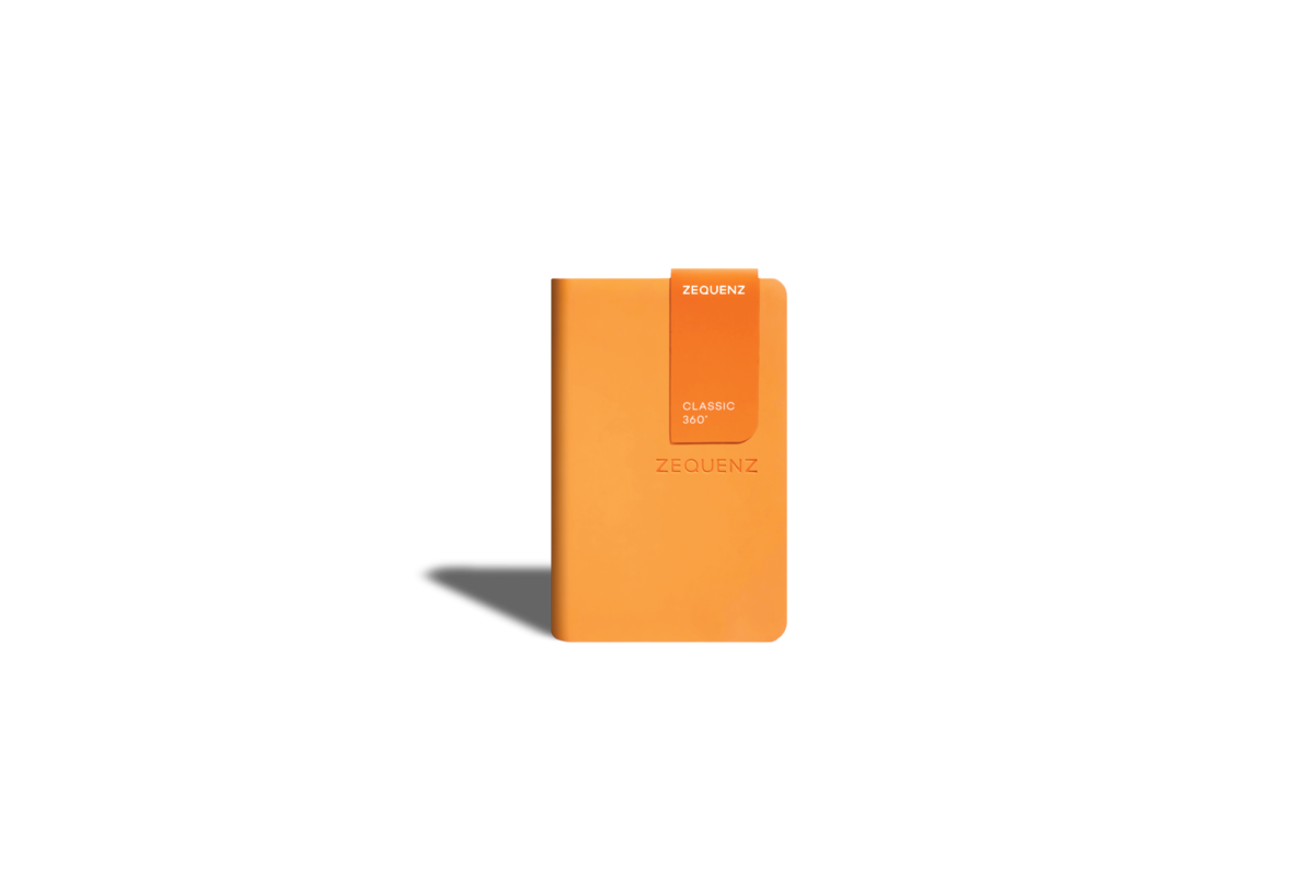 Carnet ZEQUENZ The Color - A7 - Pointillé - Apricot