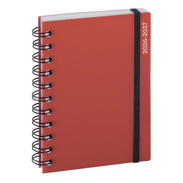 Agenda 2026 - 2027 EXACOMPTA Forum - 12 x 17 cm - 1 jour par page - Orientation horizontale - Iderama rouge - 3660942065207