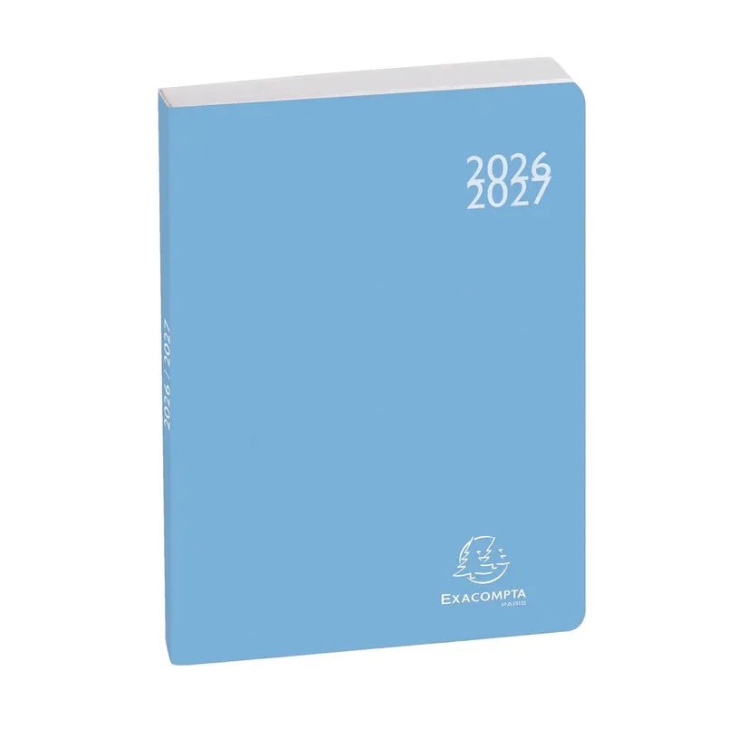 Agenda 2026 - 2027 EXACOMPTA Forum Office - 15 x 21 cm - 1 jour par page - Orientation horizontale - Soft Harmony bleu - 3660942087117