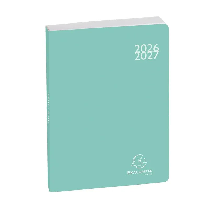 Agenda 2026 - 2027 EXACOMPTA Forum Office - 15 x 21 cm - 1 jour par page - Orientation horizontale - Soft Harmony vert - 3660942087117