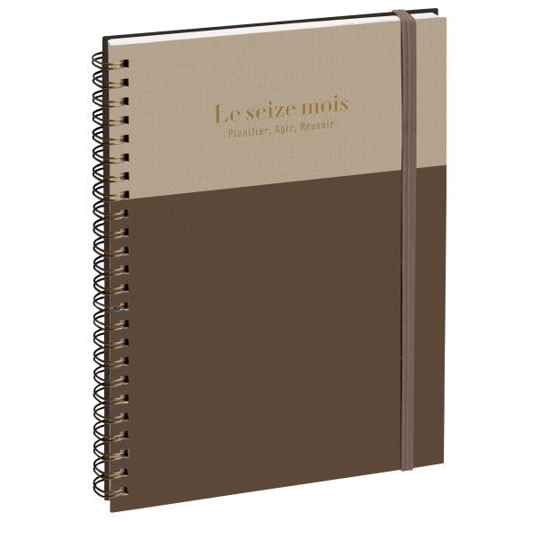 Agenda 2026 - 2027 EXACOMPTA SAD 20S - 15 x 21 cm - 1 semaine sur 2 pages - Orientation verticale - Gustave marron - 3660942090698