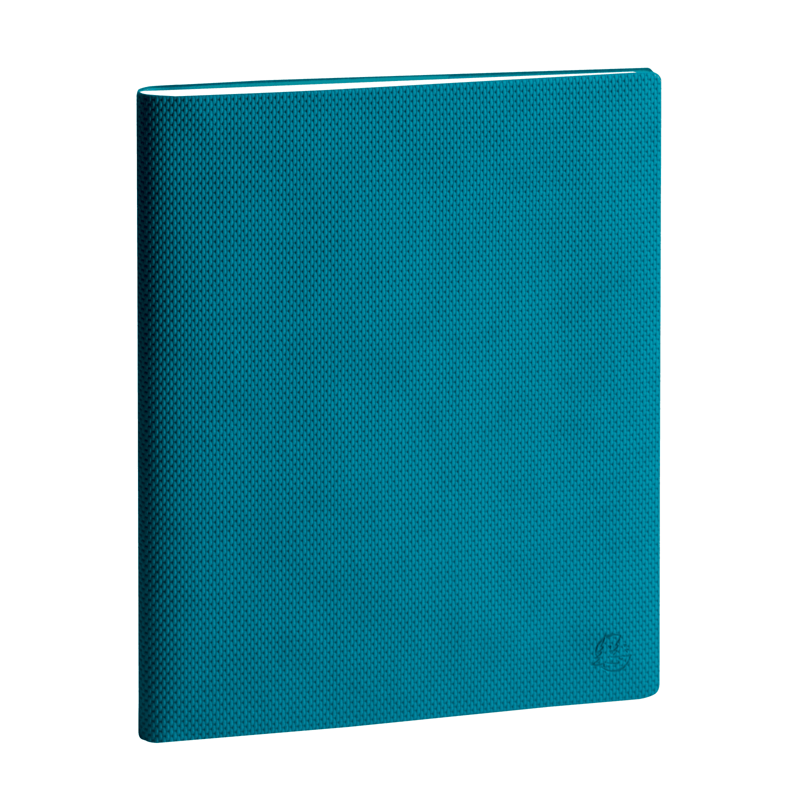 Agenda 2026-2027 EXACOMPTA SAS 27 - 21 x 27 cm - 1 semaine sur 2 pages - Orientation verticale - Canvas bleu canard - 3660942085069