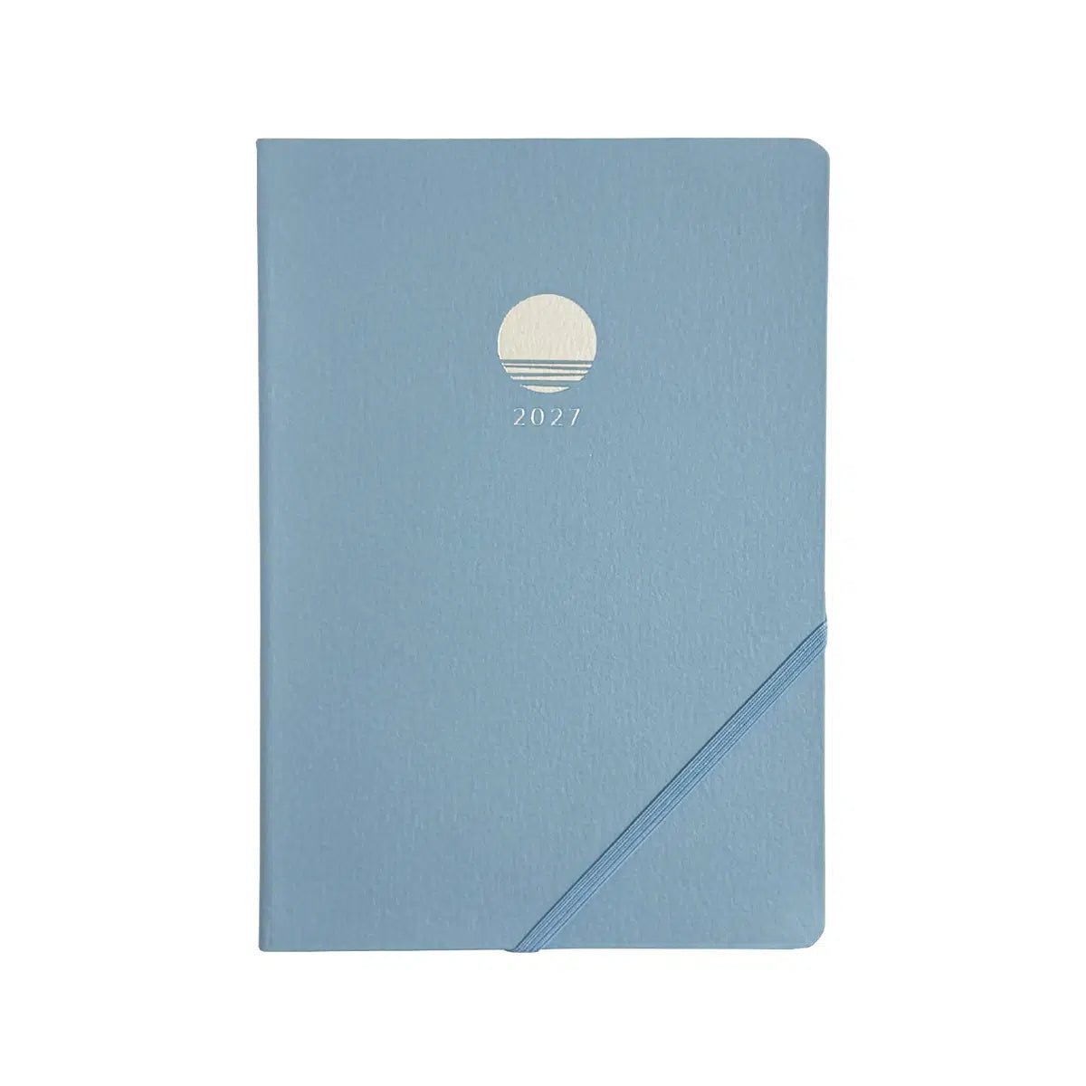 Agenda 2027 ÉPOPÉE Lucie - A5 - 1 semaine sur 2 pages - Orientation verticale - Bleu ciel - 3760281972065