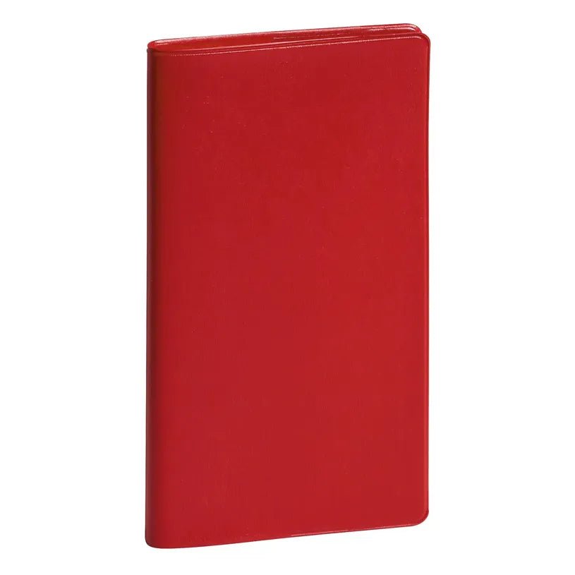 Agenda 2027 EXACOMPTA Eurotime 16 - 8,5 x 16 cm - 1 semaine sur 2 pages - Orientation horizontale - Barbara rouge - 3660942002011