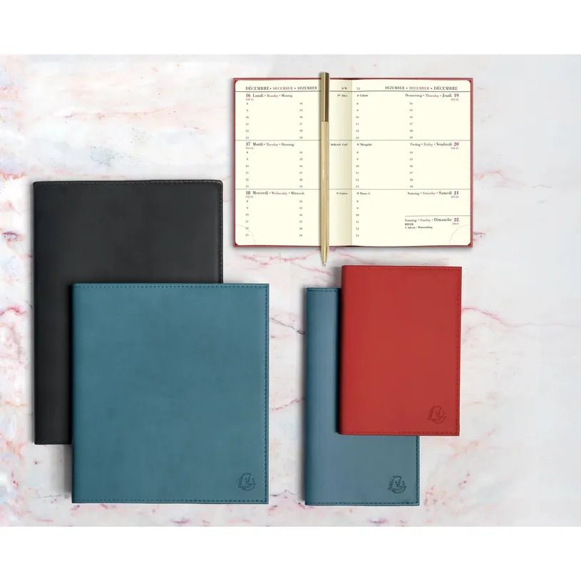 Agenda 2027 EXACOMPTA Horizons 22 - 18,5 x 22,5 cm - 1 semaine sur 2 pages - Orientation verticale - Winner noir - 3660942018241