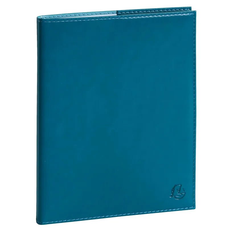 Agenda 2027 EXACOMPTA Semainier Pratic 19 - 14 x 18 cm - 1 semaine sur 2 pages - Orientation horizontale - Volga bleu canard - 3660942065580