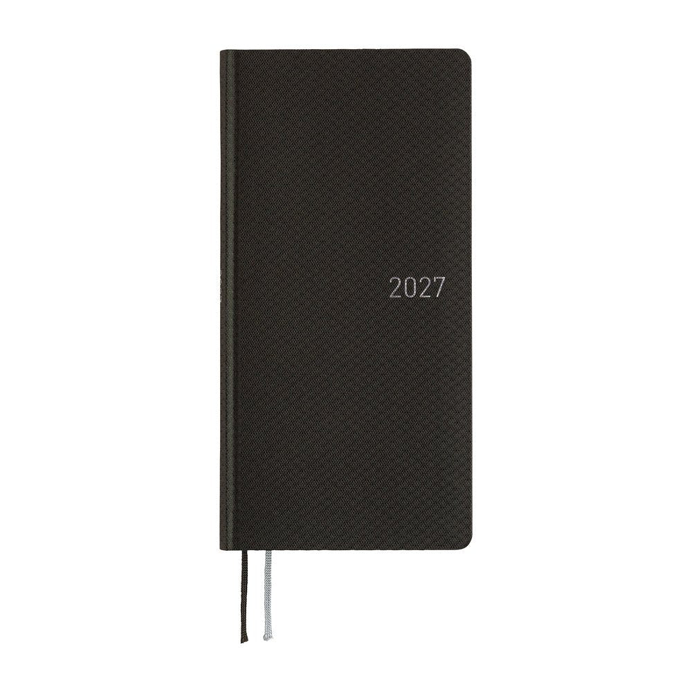 Agenda 2027 HOBONICHI Techo Weeks - Paper Series : Black Argyle -