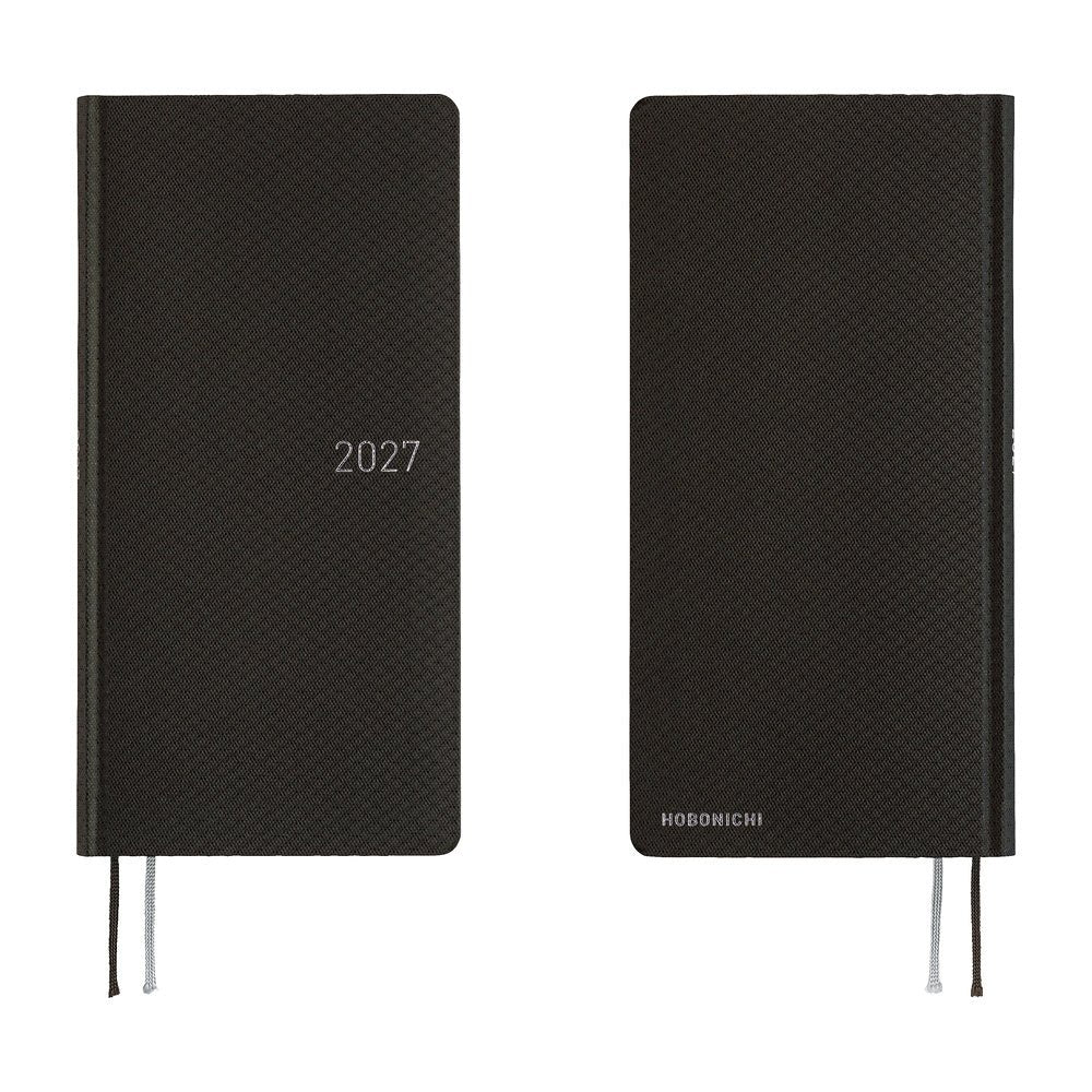 Agenda 2027 HOBONICHI Techo Weeks - Paper Series : Black Argyle -