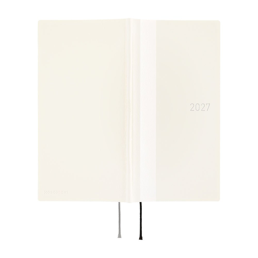 Agenda 2027 HOBONICHI Techo Weeks - White Line : Ivory -