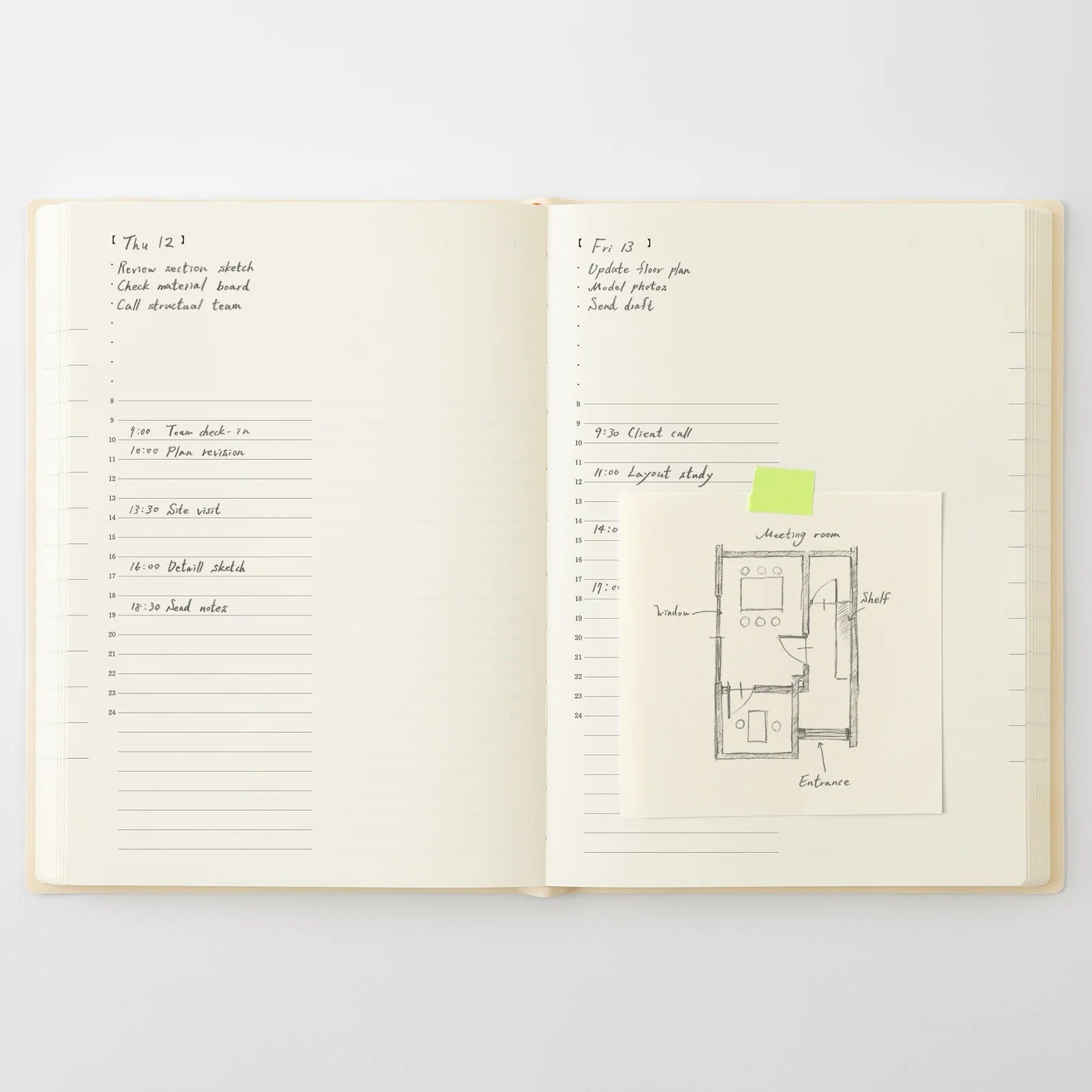 Agenda 2027 MD Notebook Diary 1 Day 1 Page - A5 - 4902805224932