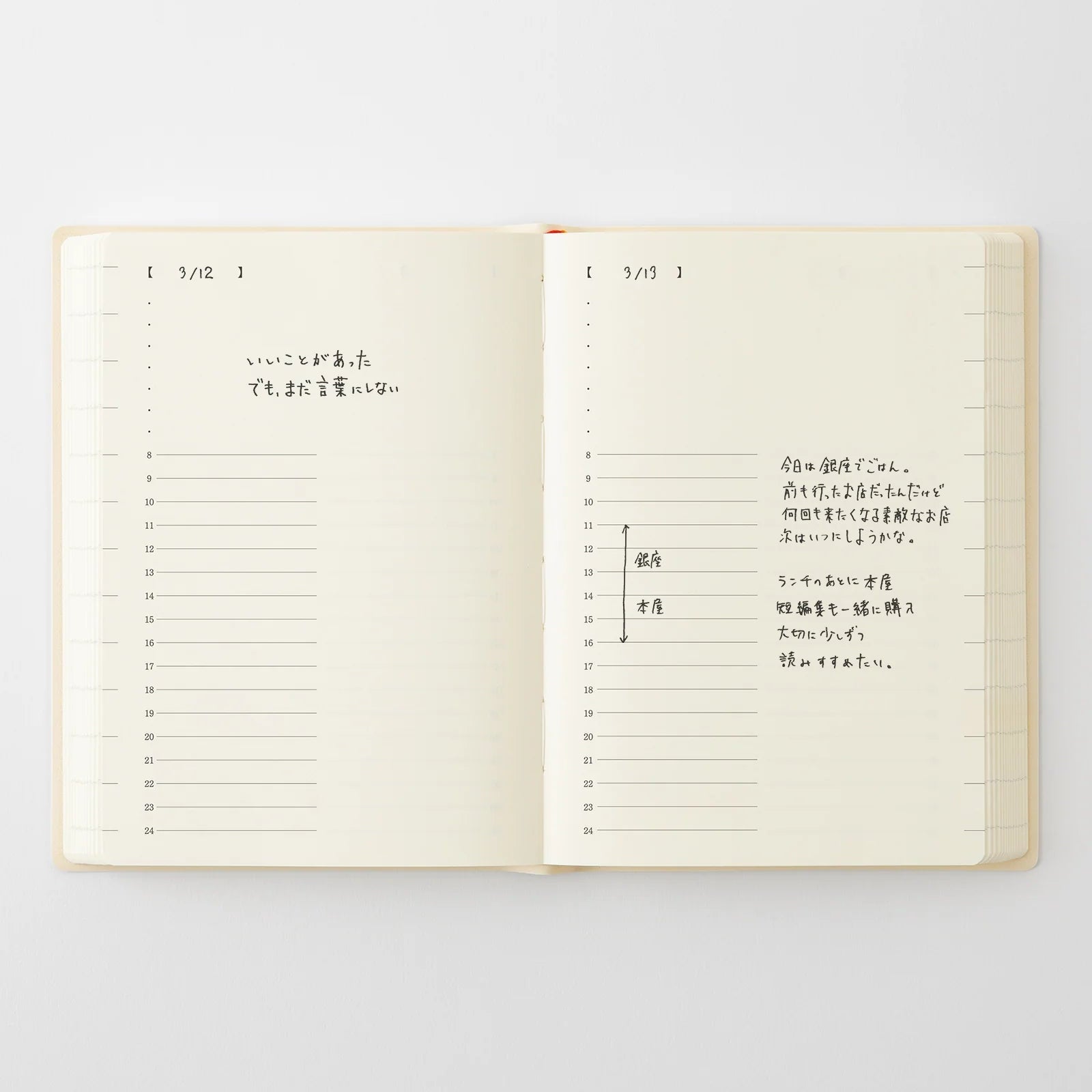 Agenda 2027 MD Notebook Diary 1 Day 1 Page - A6 - 4902805224918