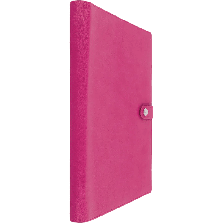 Agenda 2027 OBERTHUR Lady Kent - 21 x 27 cm - 1 semaine sur 2 pages - Orientation verticale - Fuchsia - 3664447230702