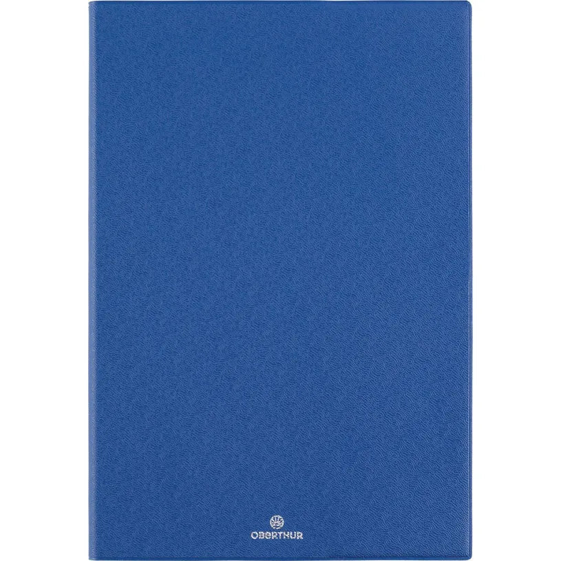 Agenda 2027 OBERTHUR Odessa - 16 x 24 cm - 1 semaine sur 2 pages - Orientation verticale - Bleu - 3664447228884