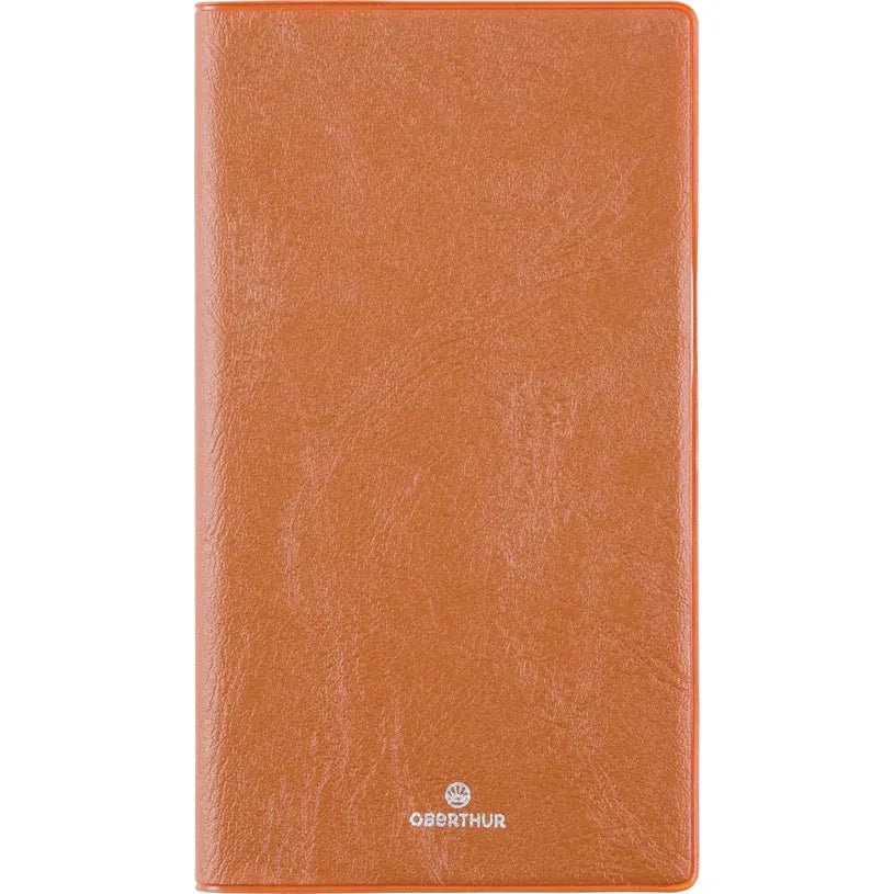 Agenda 2027 OBERTHUR Odessa - 9 x 16,5 cm - 1 semaine sur 2 pages - Orientation horizontale - Marron - 3664447228969