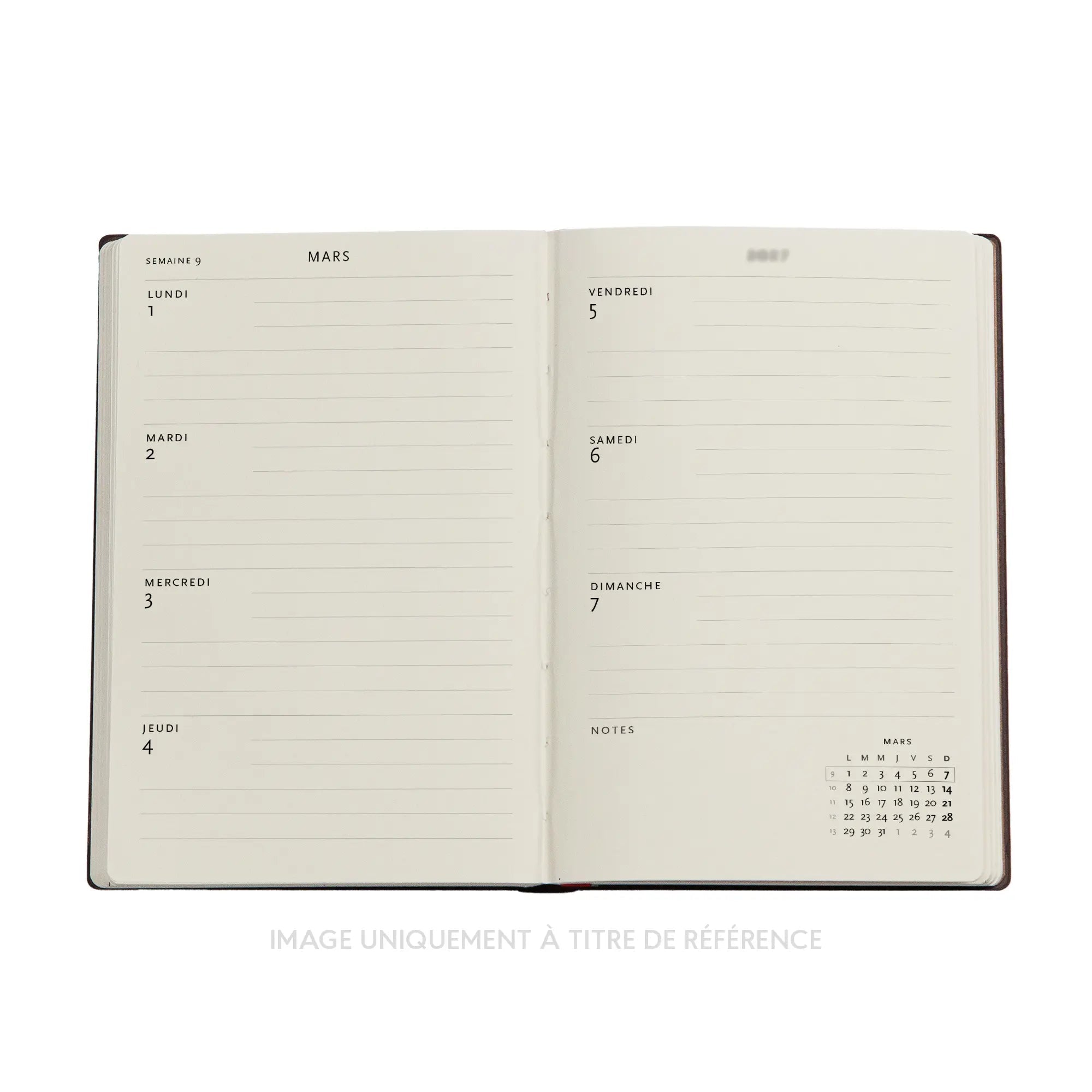 Agenda 2027 PAPERBLANKS Morris Chèvrefeuille Rose - 1 semaine sur 2 pages - Maxi - Softcover - Horizontal - 176p - 9780349721361