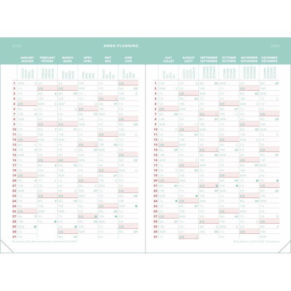 Agenda 2027 QUO VADIS Affaires Color - 10 x 15 cm - 1 semaine sur 2 pages - Orientation verticale - Susan aubergine - 3371010546398