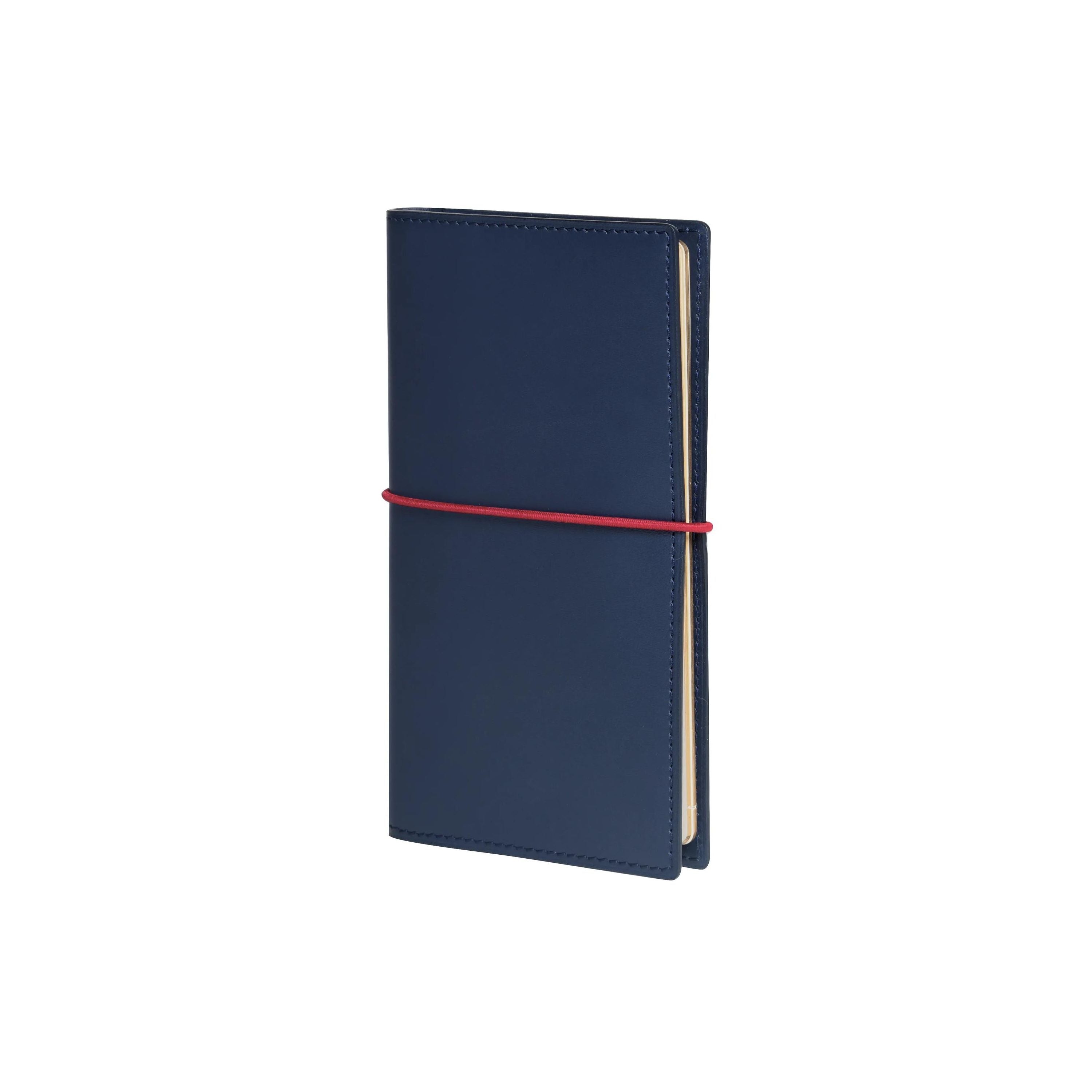 Agenda MIGNON AS16 - 8,8 x 16,5 cm - 1 semaine sur 2 pages - Orientation horizontale - Bon Voyage bleu marine -