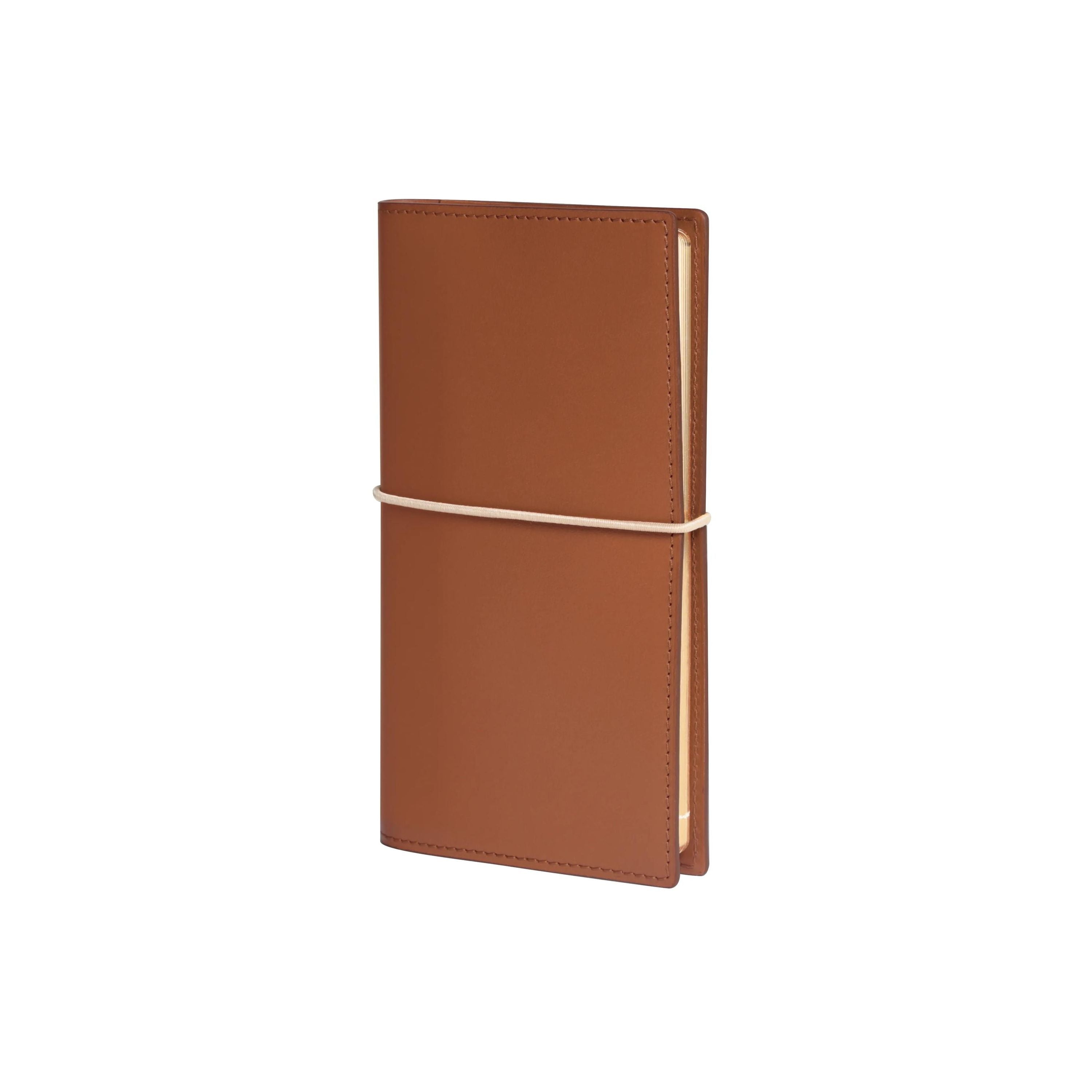 Agenda MIGNON AS16 - 8,8 x 16,5 cm - 1 semaine sur 2 pages - Orientation horizontale - Bon Voyage terre de sienne -