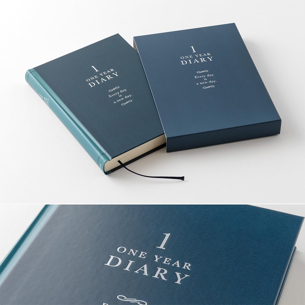 Agenda perpétuel MIDORI 1 Year Diary - Bleu -