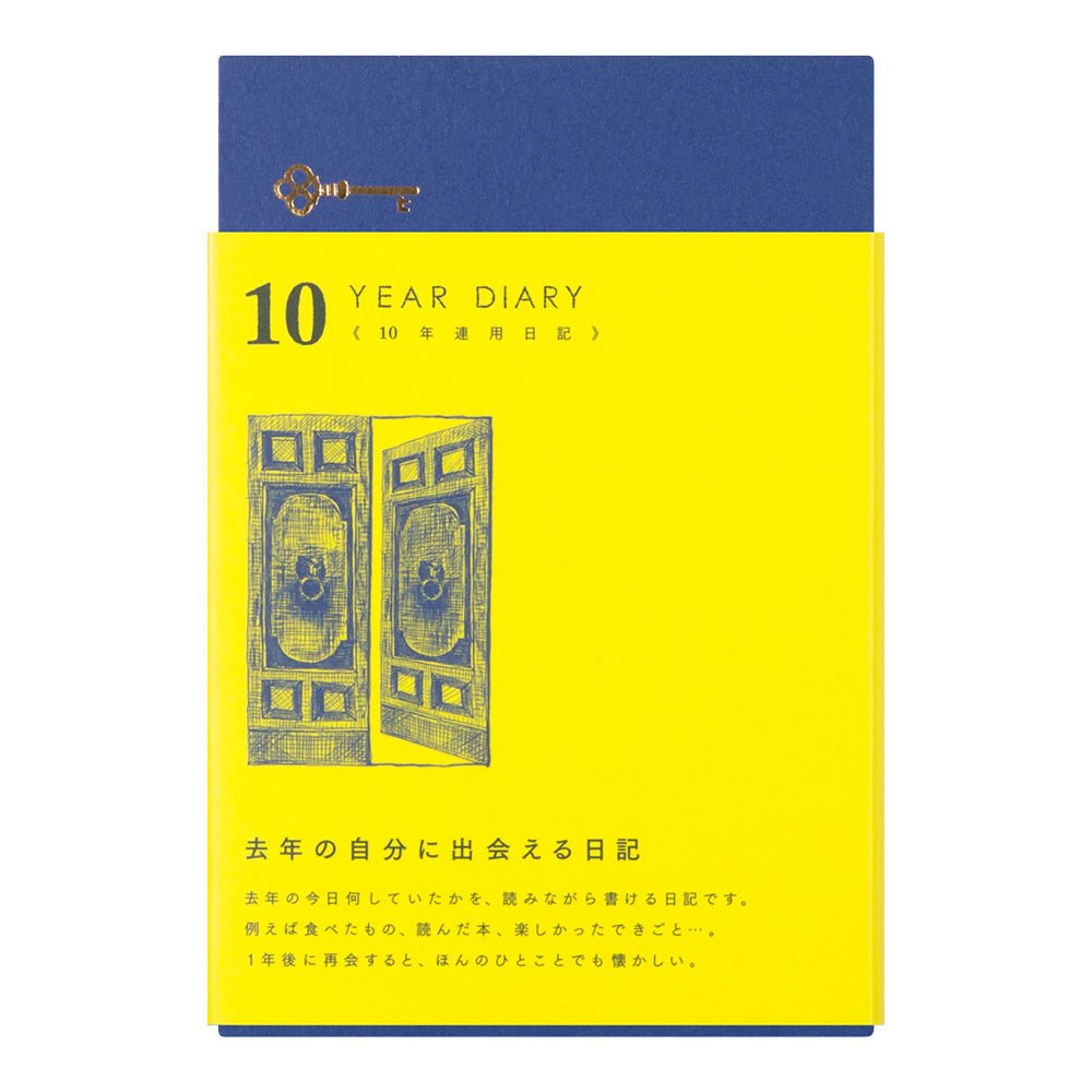 Agenda perpétuel MIDORI 10 Years Diary - Bleu marine -