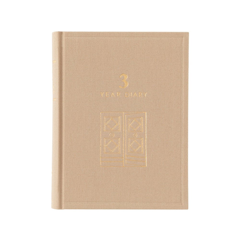 Agenda perpétuel MIDORI 3 Years Diary Mini - Beige -