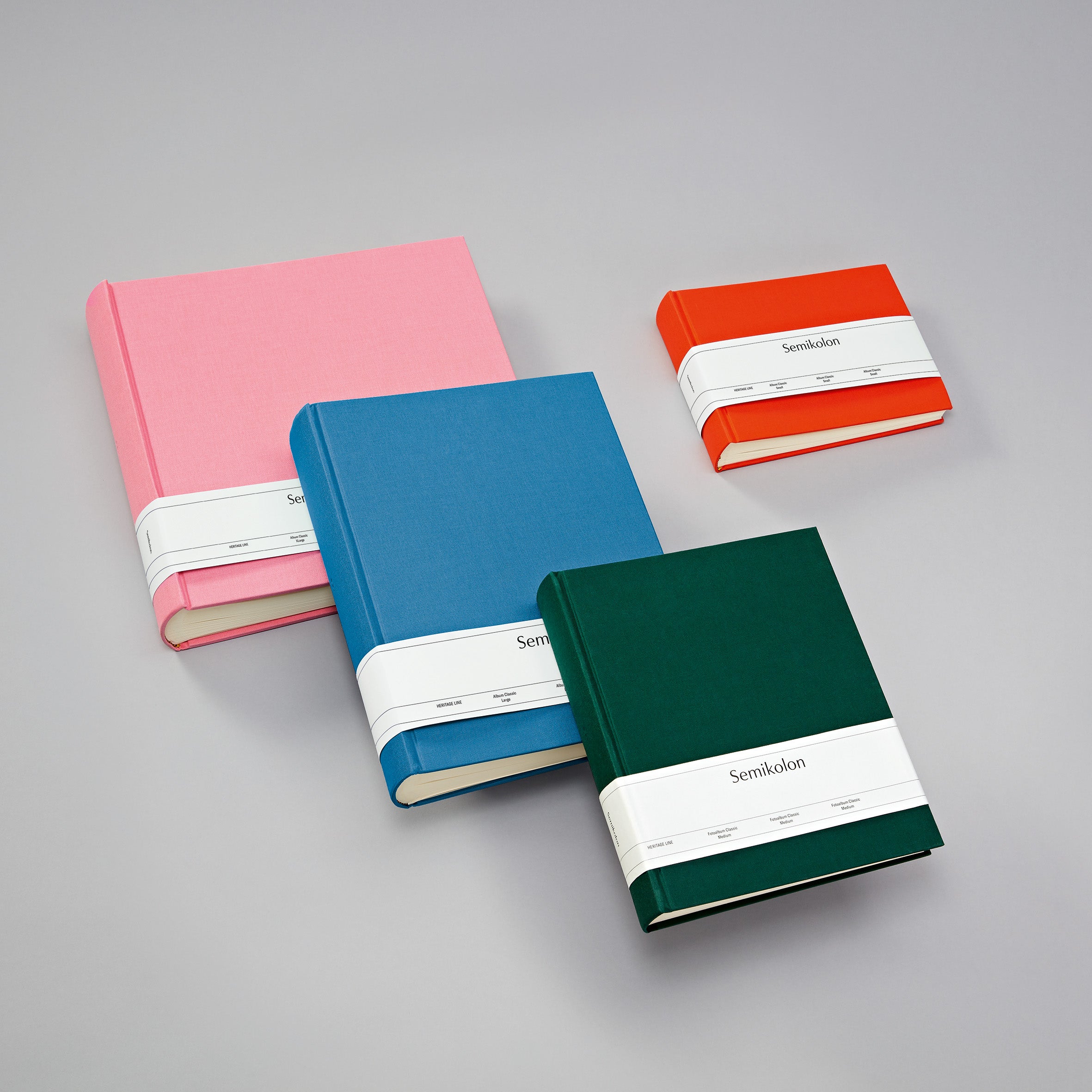 Album photo SEMIKOLON Classic Large - 24.5 x 30.5 cm - 130 pages - Orange - 4250053621677