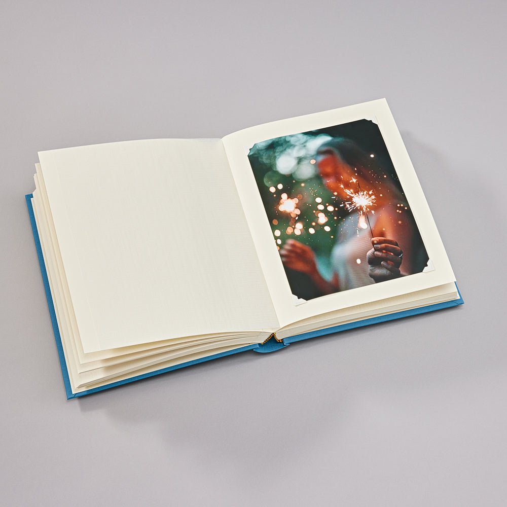 Album photo SEMIKOLON Classic Medium - 21.6 x 25.5 cm - 80 pages - Azzurro - 4004117531286