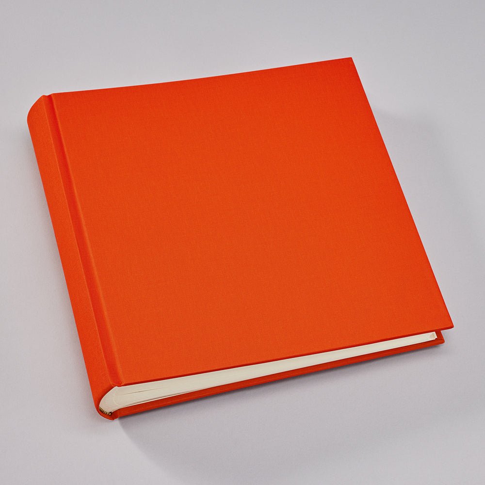 Album photo SEMIKOLON Classic XLarge - 32 x 31 cm - 130 pages - Orange -