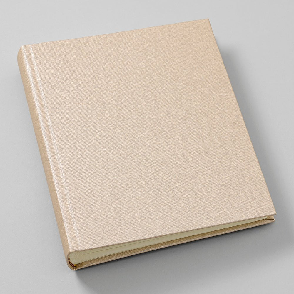 Album photo SEMIKOLON Metallic Edition Classic Medium - 21.6 x 25.5 cm - 80 pages - Satin Champagne -