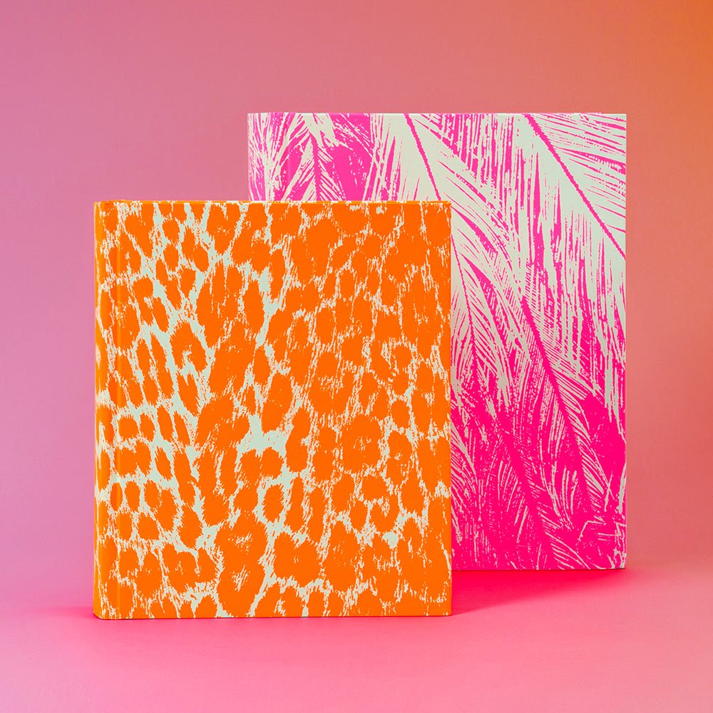 Album photo SEMIKOLON x BETHGE Edition Classic Large - 24.5 x 30.5 cm - 130 pages - Neonorange - 4070409002543