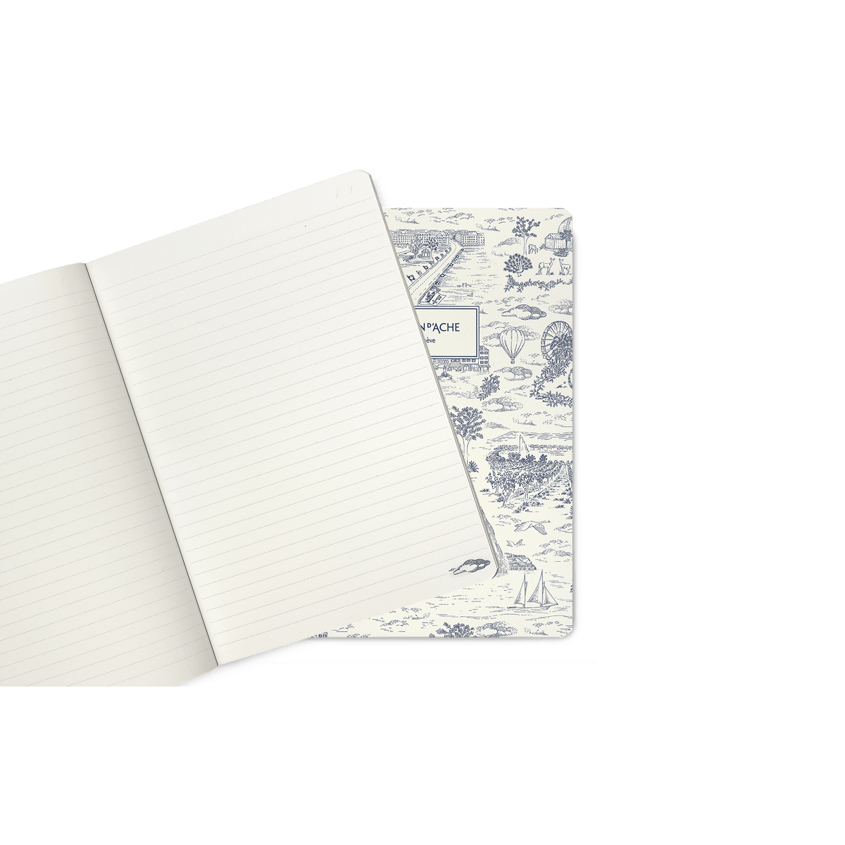 Carnet CARAN D'ACHE Toile de Jouy Geneva Edition - A6 - Hardcover - Ligné - 7630002365765