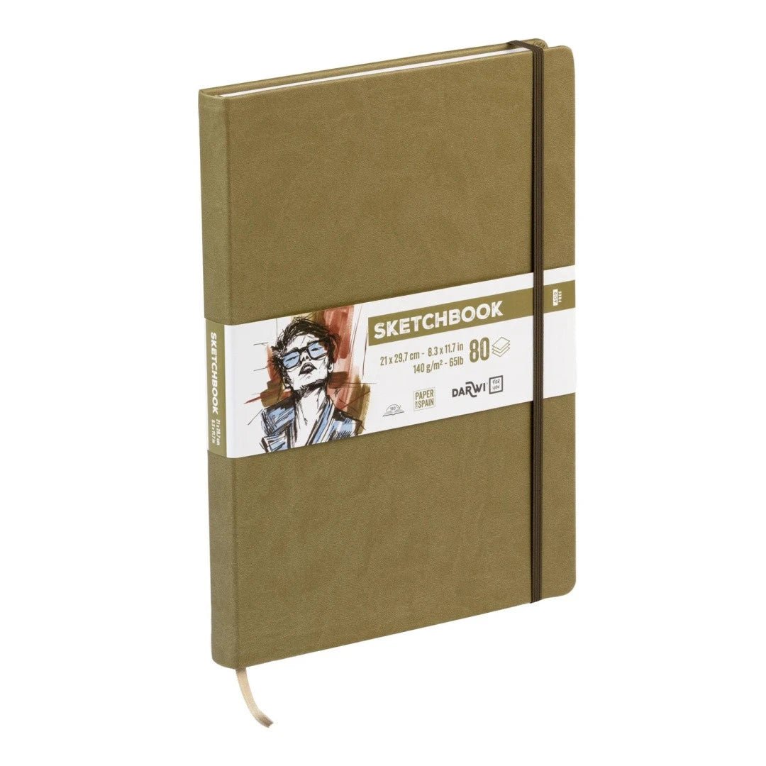 Carnet DARWI For You Sketchbook - A4 - Uni - Kaki - 5411711466910