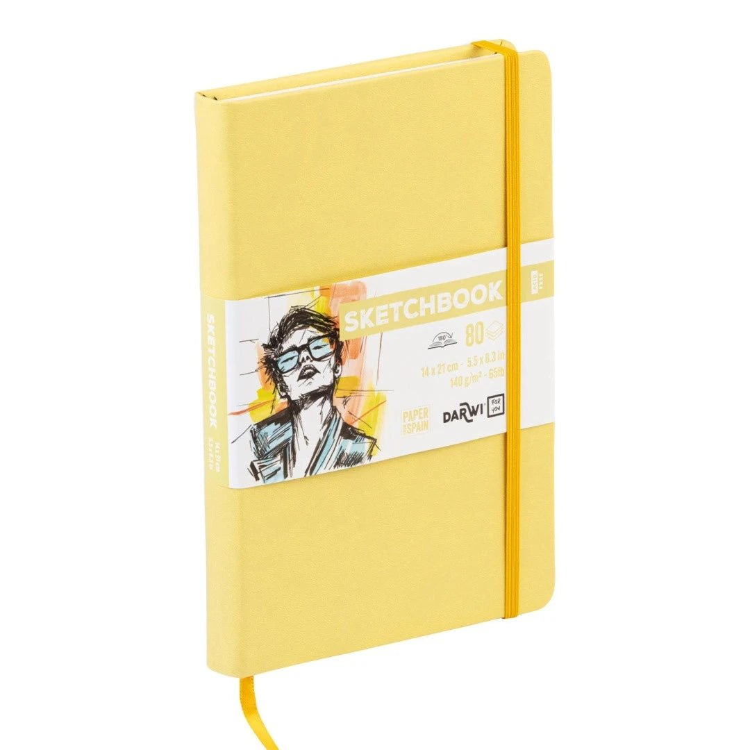 Carnet DARWI For You Sketchbook - A5 - Uni - Jaune pâle - 5411711466798