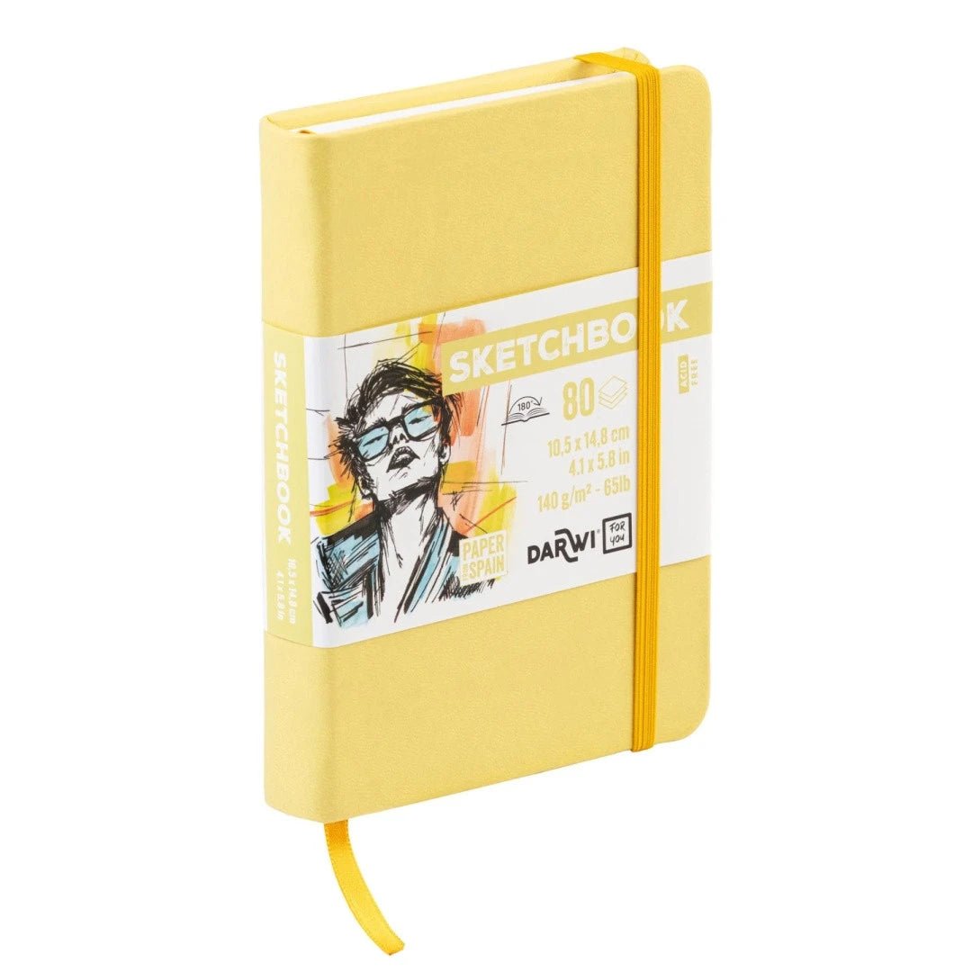 Carnet DARWI For You Sketchbook - A6 - Uni - Jaune pâle - 5411711466613
