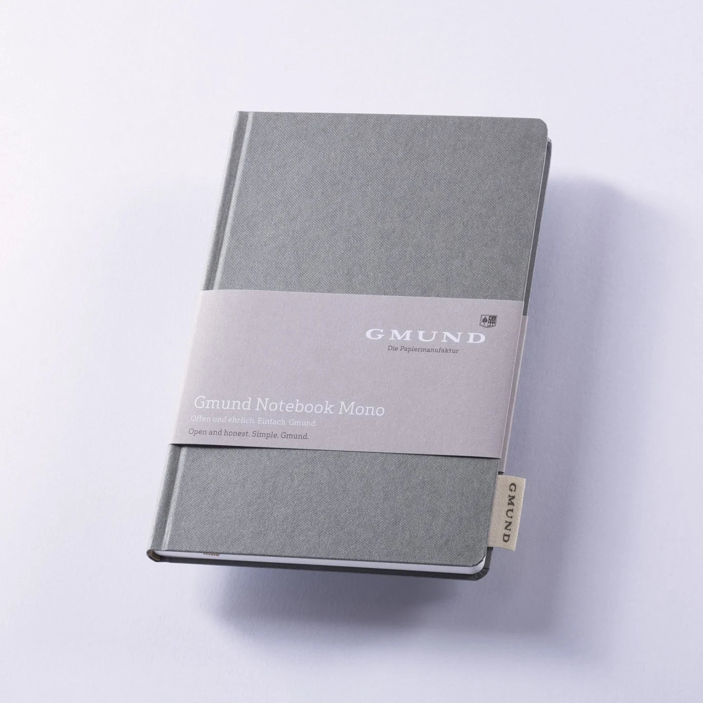 Carnet GMUND Notebook Mono - Softcover - A5 - Pointillé - Stone - 4049574041213