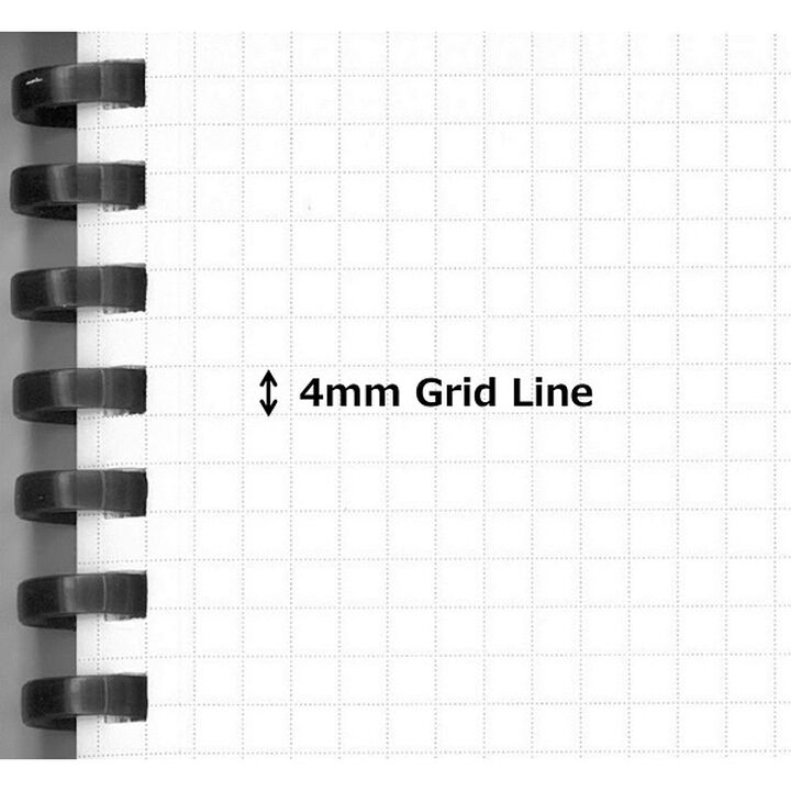 Carnet KOKUYO Soft Ring Sooofa - B6 - Softcover - Quadrillé - Warm Gray -