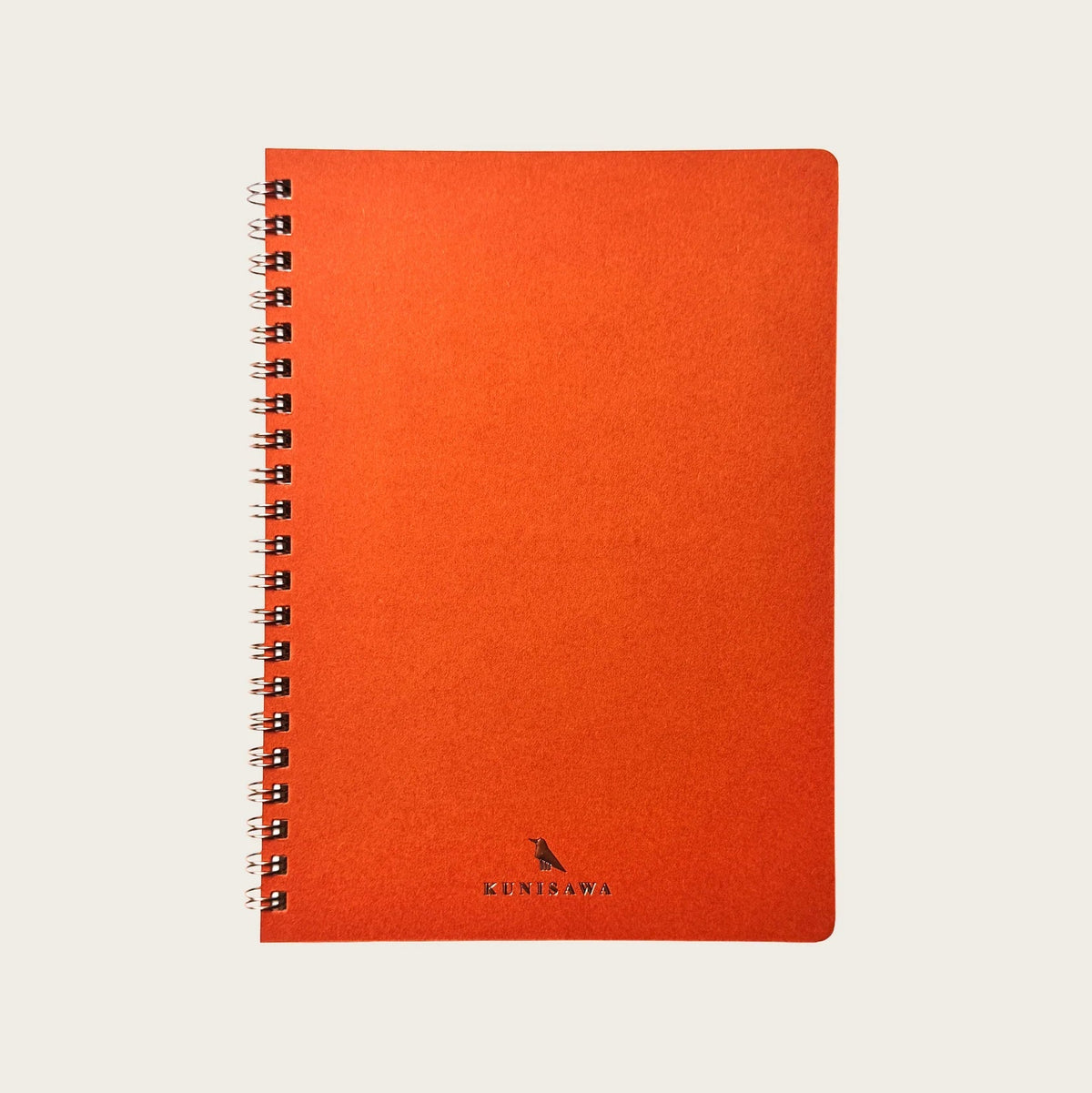 Carnet KUNISAWA Find Ring Note - A5 - Softcover - Quadrillé - Tangerine -